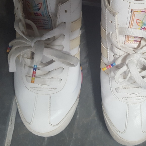 Adidas Samoa rainbow RARE 2014 Pride White sneaker - Picture 7 of 8